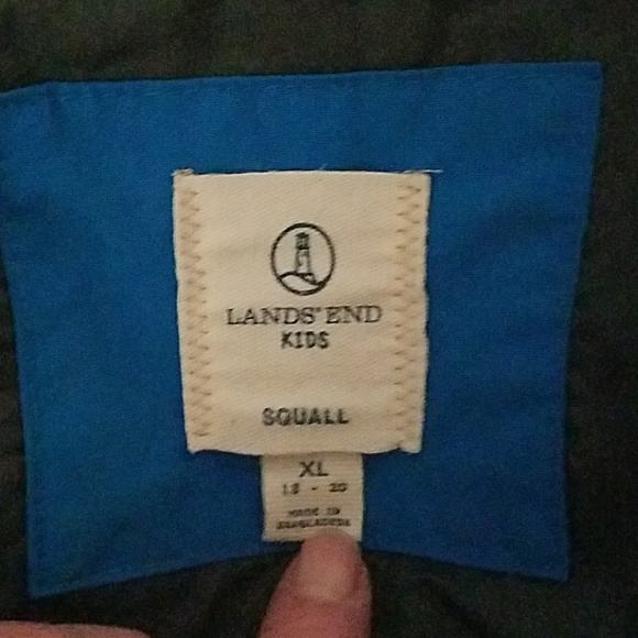 Lands End kids extra large coat "SQUALL" - Picture 3 of 4